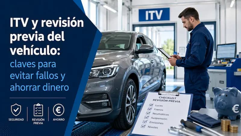 ITV y revisión previa del vehículo: claves para evitar fallos y ahorrar dinero