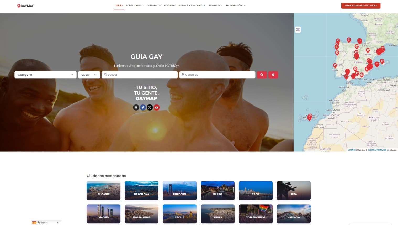 Más allá del Orgullo: Gaymap.es, la plataforma de referencia para la visibilidad y el respeto al colectivo LGTBIQ+ en España