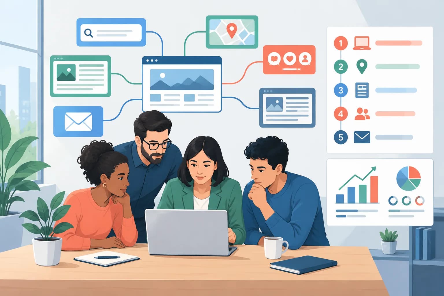 Comment gagner en visibilité en ligne pour une entreprise sans dépendre uniquement de la publicité