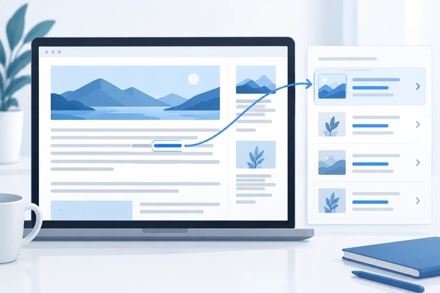 What is a contextual link and why does it often provide more value than an isolated link
