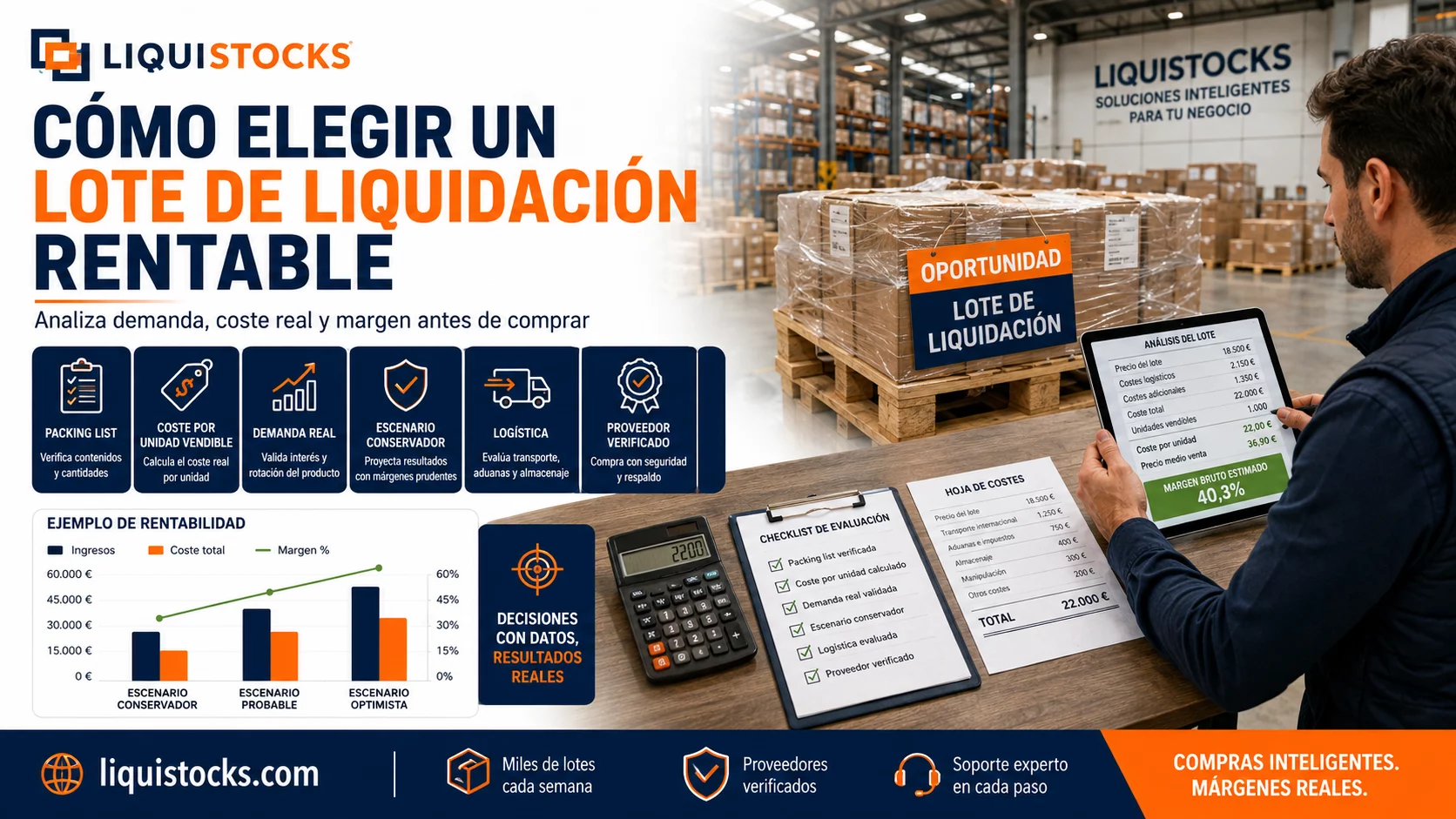 El descuento de un lote no basta: cómo evaluar una compra para reventa
